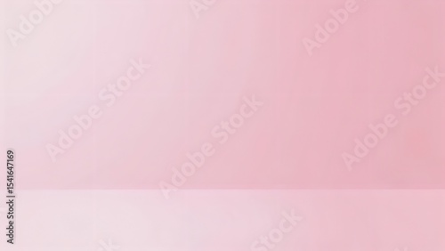 Soft pink background studio scene with subtle gradient and smooth transition surface