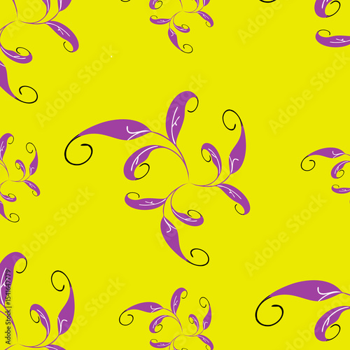 Textile repeat pattern artwork.