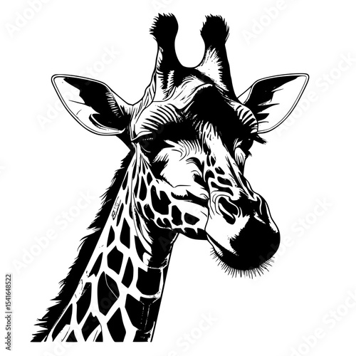 giraffe vector illustration