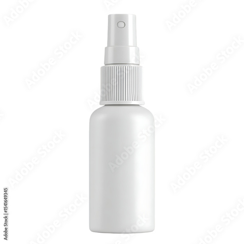 Blank white spray bottle mockup.