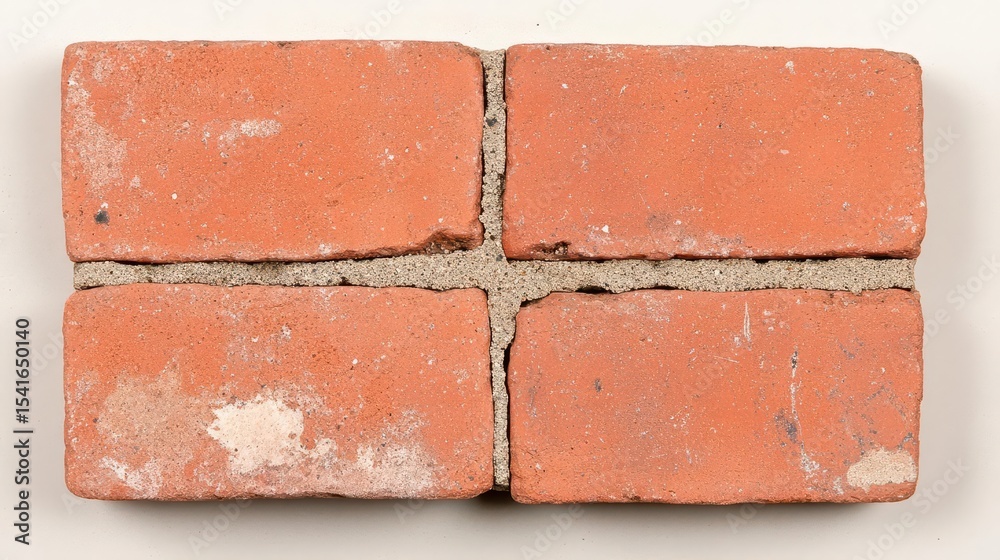 Obraz premium Red Brick Texture, Masonry, Construction