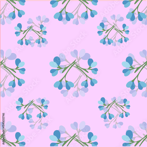 Textile repeat pattern artwork.