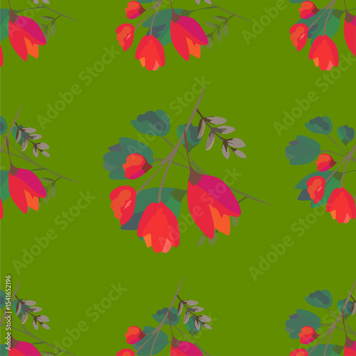 Textile repeat pattern artwork.