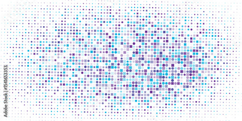 Dotted gradient vector illustration, white and black halftone background, horizontal seamless dotted lines, monochrome dots texture backdrop,