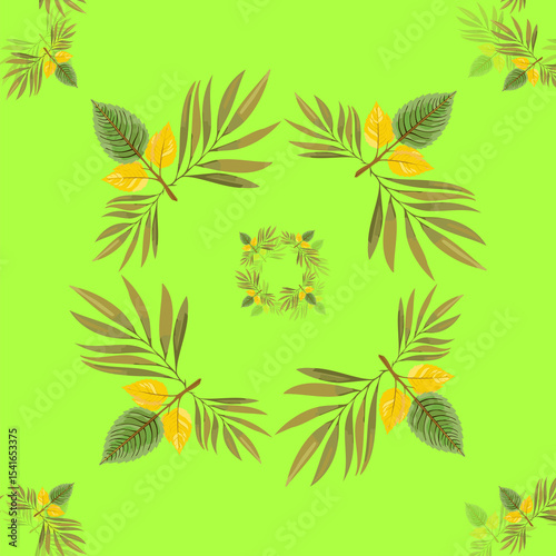 Textile repeat pattern artwork.
