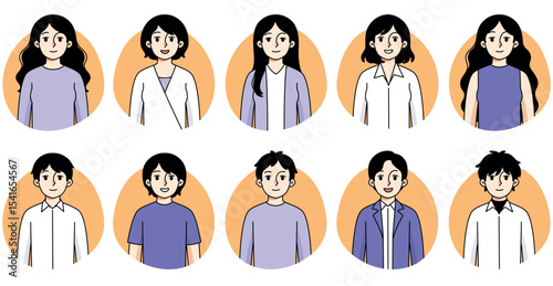 A Diverse Group of Animated Characters Dressed in Colorful and EyeCatching Attire