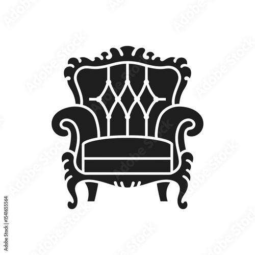 Ornate Armchair Icon