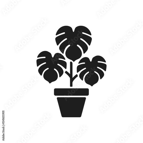 Monstera Plant Icon