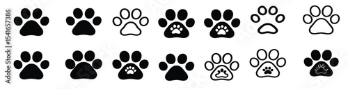 black white sig nthat says paw prints prints