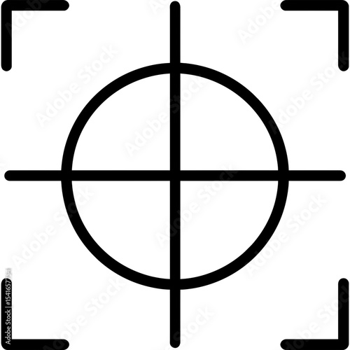 Minimal vector style alignment symbols