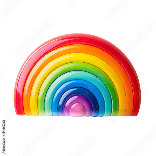 colourful rainbow glazing