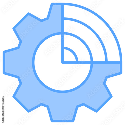 Internet Of Things Blue Icon
