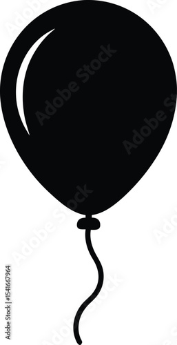 Balloon Icon Outline Vector Illustration