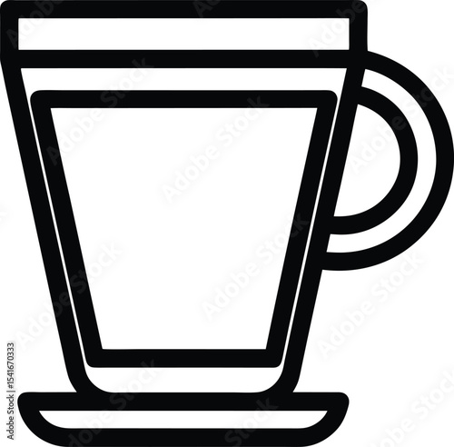 Espresso Icon Outline Vector Illustration