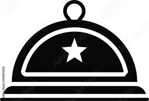 Fine Dining Icon Outline Vector Illustration