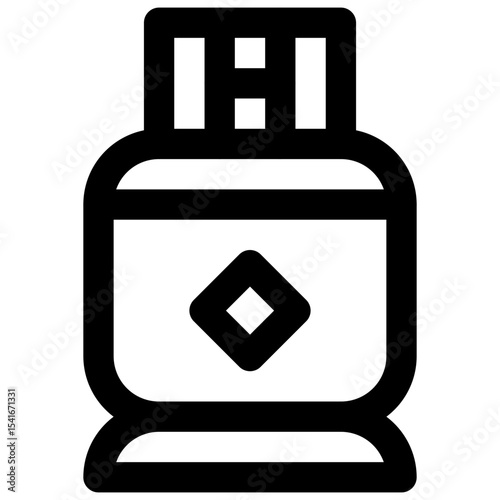 Toxic gas. Editable stroke vector icon.