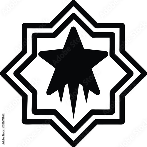 Frozen Rating Icon Outline Vector Illustration