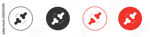 Bones icon Logos. Flat Vector Icon Design Template