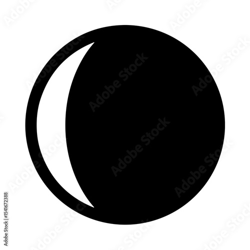Waning Crescent Moon Symbol
