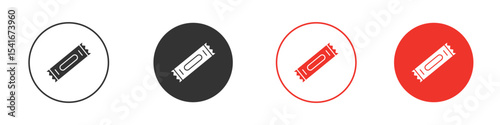 Candy-bar icon Logos. Flat Vector Icon Design Template