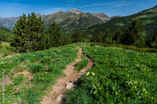 Pleta de duedra and shelter Borda de Sorteny, Sorteny Valley Natural Park, Ordino district, Andorra, Europe