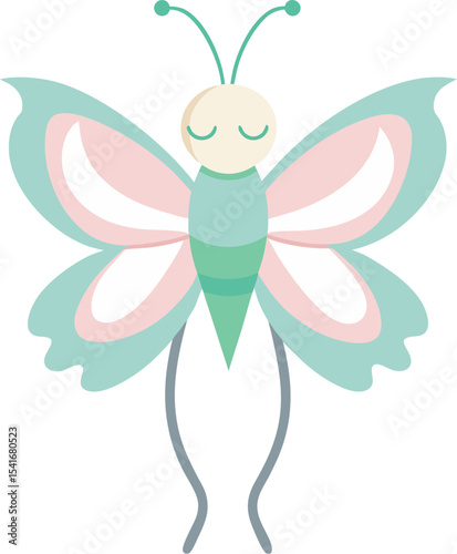 vector illustration of a cartoon fairy