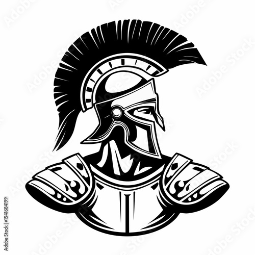 Gladiator Vector Image. Gladiator Ready Image Illustrations on white background.