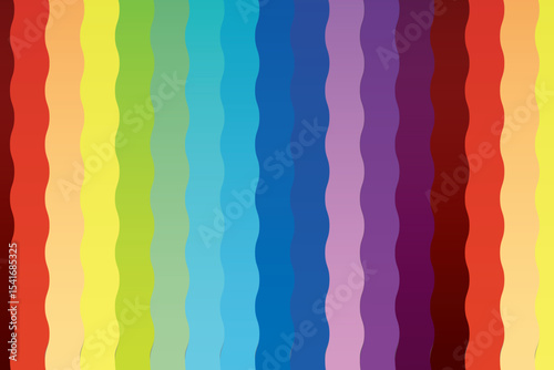 Abstract colorful wavy stripes background design