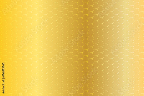 Abstract gold honeycomb pattern background texture