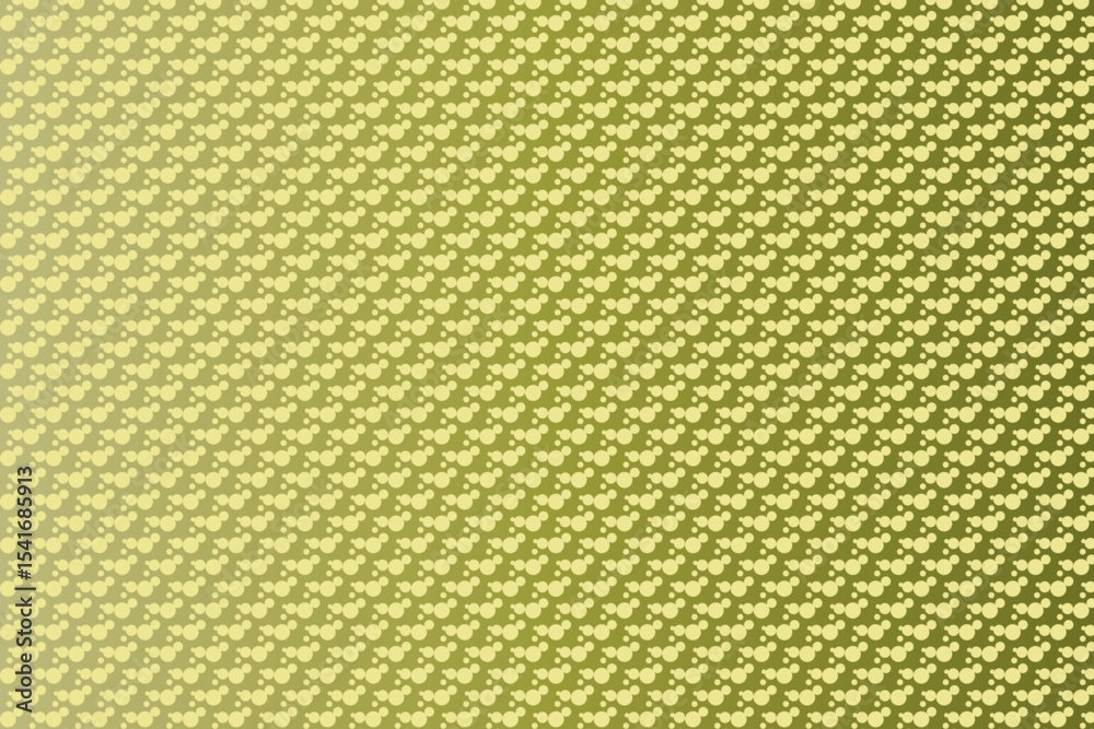 Fototapeta premium Abstract olive green and pale yellow circle pattern background
