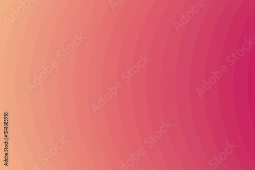 Abstract pink and orange gradient background with curved lines