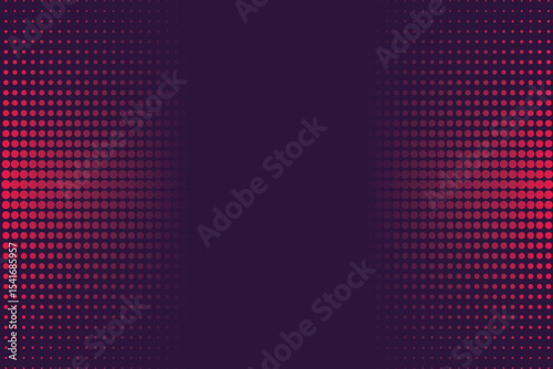 Abstract red and purple halftone dot pattern background