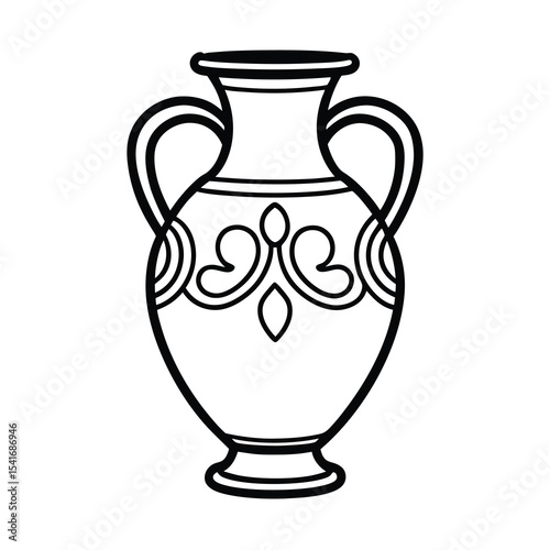 elegant vase decorative pottery home décor art