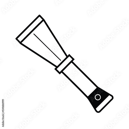 knife on a white background