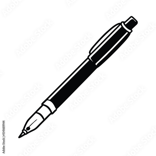 writing pen illustration stationery design