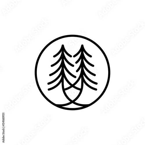 Pine Trees Logo