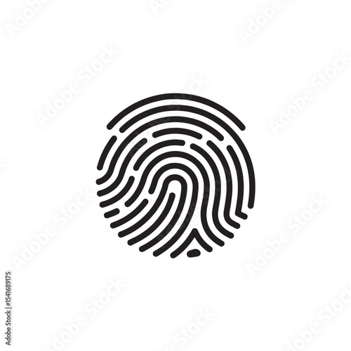  "Digital Identity: The Power of a Fingerprint"vector