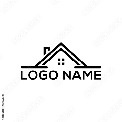 Real Estate Roof Logo