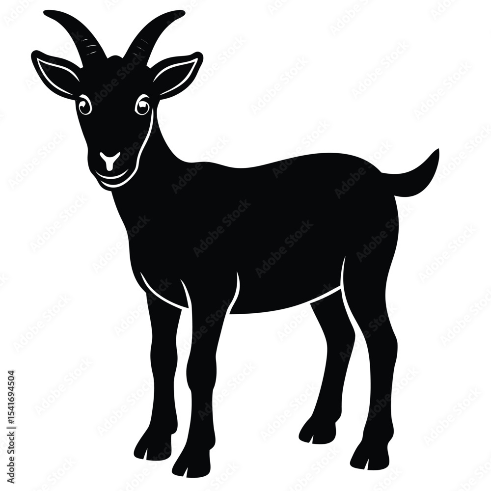 Obraz premium goat vector
