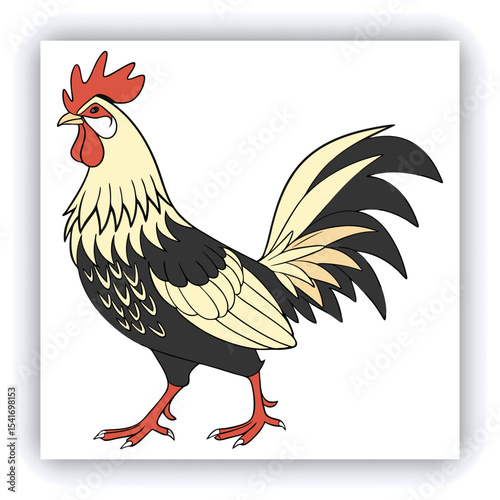 A mature, gray and white turkey hen is centered in a nest of straw. She is brooding over three eggs, with two small, light yellow chicks visible near the eggs. The turkey is positioned in a slightly c