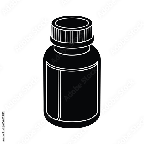 Zinc Pill Bottle Branding Mockup
