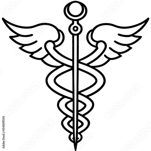 caduceus medical symbol