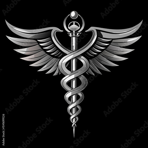 caduceus medical icon