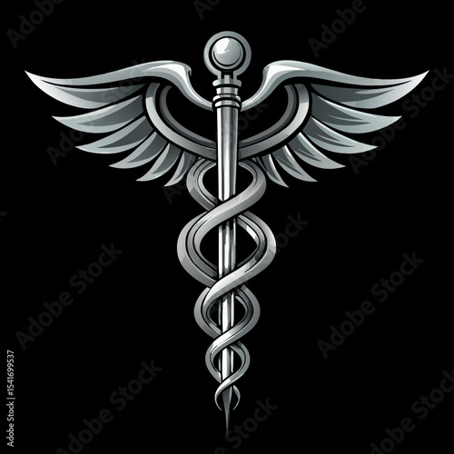 caduceus medical icon