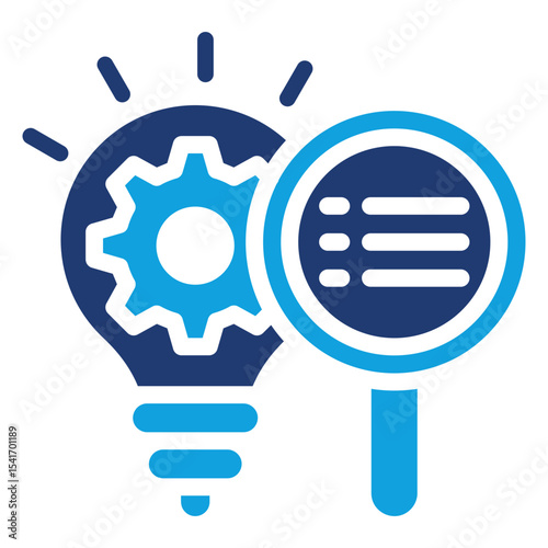 Discovery Flat Blue Icon