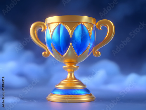 Wallpaper Mural Close-up of champion trophy in gaming competition theme Torontodigital.ca