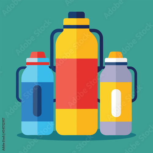 Vibrant Insulated Thermos Adventure