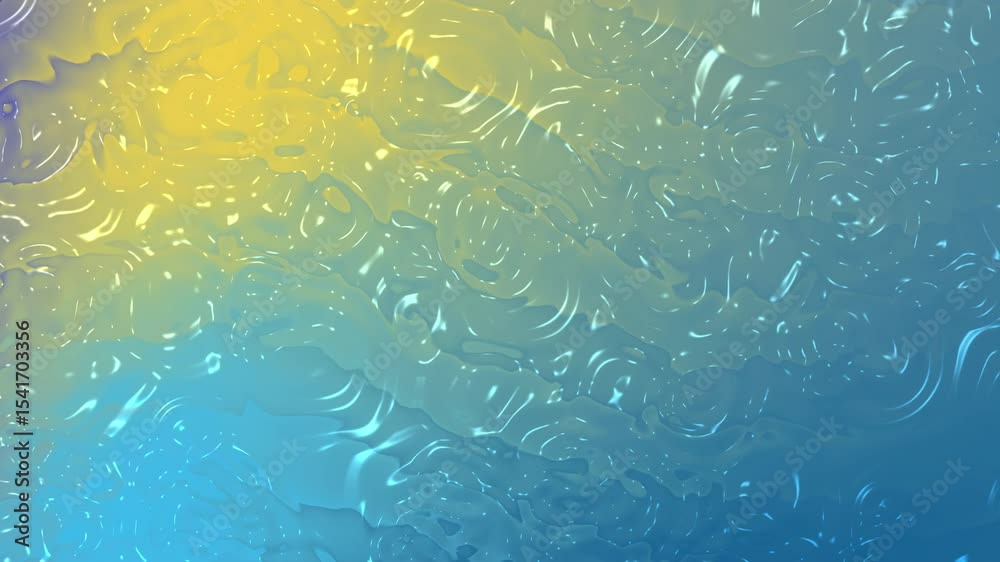 Astratto, sfumature acquamarina e oro, texture liquida