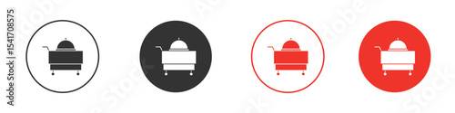Room service icon Logos. Flat Vector Icon Design Template