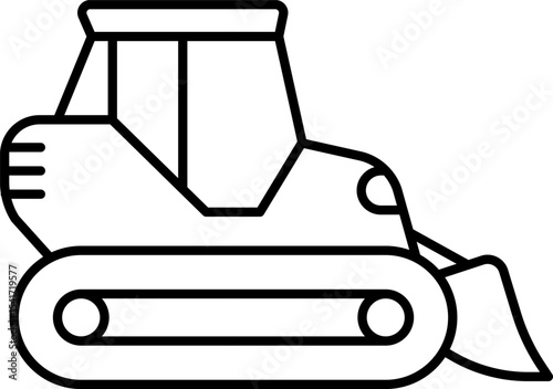Public, Service special and Municipal Transport Line Icons Set — Thin Linear Vector Symbols .